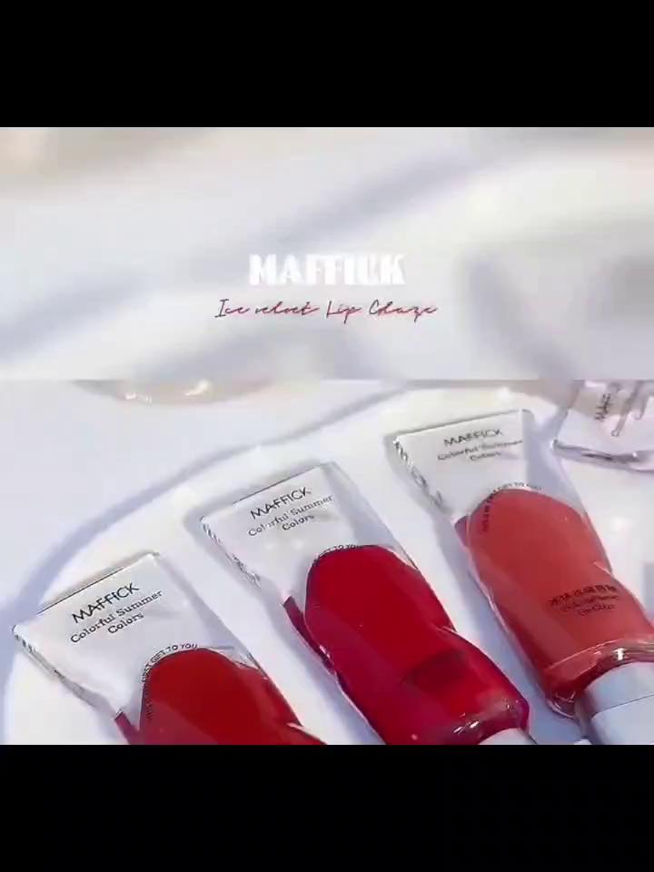 Clear Pigment Ice Velvet Lip Glaze Matte Mist Lipstick Lip Gloss Moisturizes and Hydrates Pure White Lasting Waterproof Lip Mud Student Cosmetics