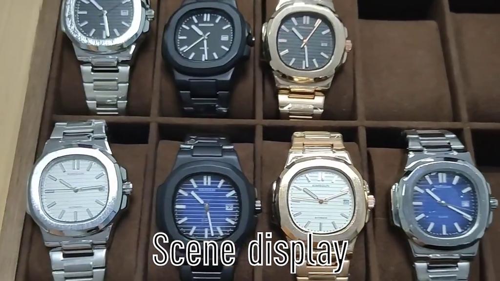 KIMSDUN Watch Men's Top Brand Luxury Clock Steel Belt Men's Watch Calendar Nightlight Sports Quartz Table Male