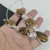 Ожерелье из серебра 925 пробы с натуральным тигровым глазом, серебряное ожерелье с тигровым глазом для жены, ожерелье унисекс, подарок на День матери