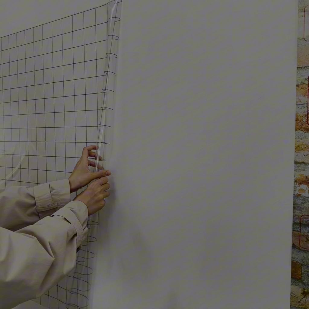 Squared Transparent Board Smart Paper Board Writing Board 120x100 Cm Pen Gift