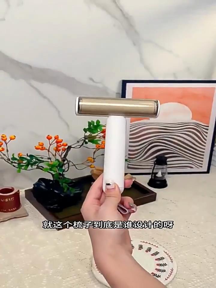 Professional 3 In 1 Pet Grooming Brush for Cats Deshedding Tool with Detangling Comb and Lint Roller Multi Function Hair Removal Tool for Pets