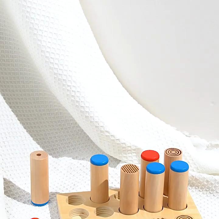 Wooden Sensory Integration Toy For Children Listening And Touching Skills Enhancement