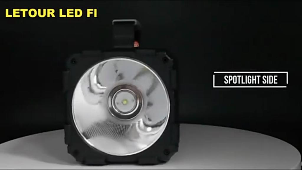 Super Bright Searchlight LED Spotlight Double Head Camping Lamp Recharageable Flood Light Torch Portable Lanterns 5000mAh