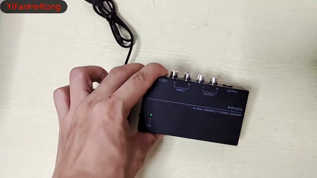 Ultra-Compact Phono Preamp Preamplifier With Rca Input & Output 1/4Inch TRS Interfaces Preamplificador Turntable Preamp PP400