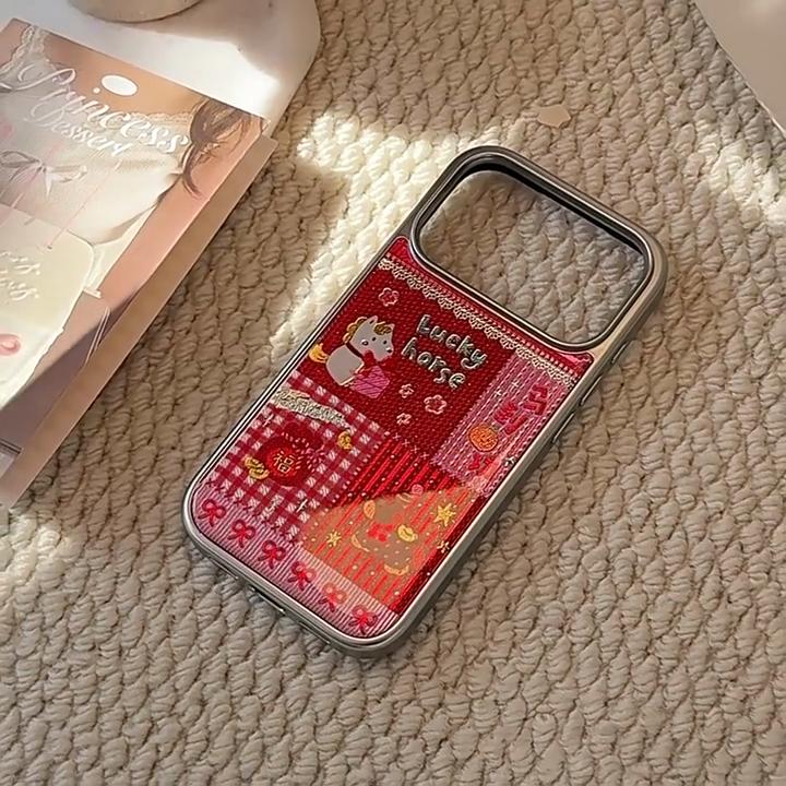 Милый Чехол с Пони для iPhone 16, iPhone 17, iPhone 17 Pro Max