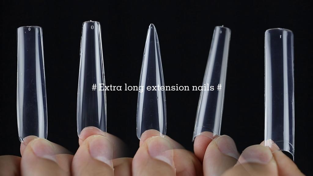 100 шт. полигель для ногтей, быстрое наращивание, наращивание пальцев, полигели, поддельные наконечники