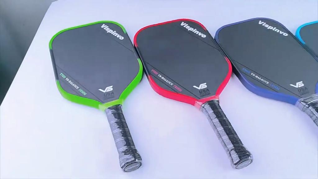 VISPINVO T700 Carbon Pickleball Paddle Lightweight High Rebound Shock Absorption Professional Tournament Paddle
